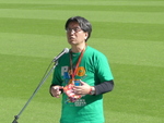 フジテック友岡CIO、スタジアムでLOVE＆PEACEを叫ぶ