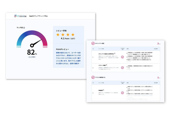 SaaS導入前のセキュリティー評価を提供